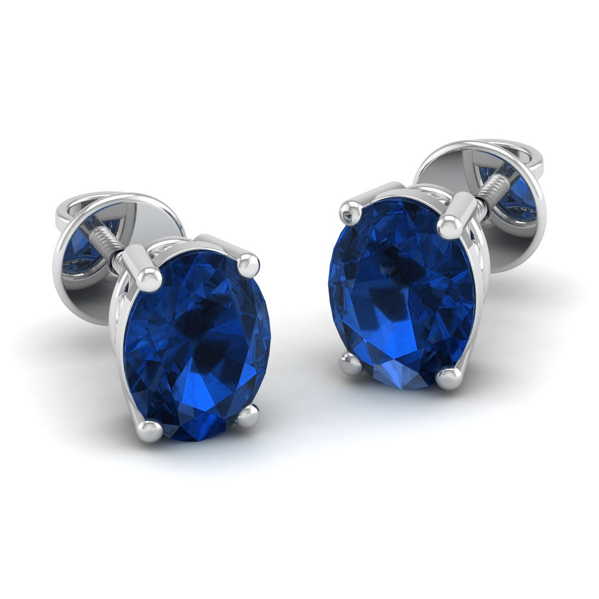 Pure Sterling Silver (92.5% purity)Precious, Beautiful and Designer Stud Earrings with cubic zirconia (AD) stones for Girls and Women
