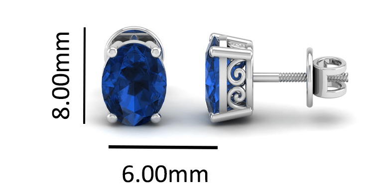 Pure Sterling Silver (92.5% purity)Precious, Beautiful and Designer Stud Earrings with cubic zirconia (AD) stones for Girls and Women