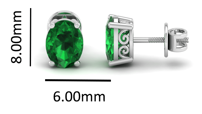 Pure Sterling Silver (92.5% purity)Precious, Beautiful and Designer Stud Earrings with cubic zirconia (AD) stones for Girls and Women