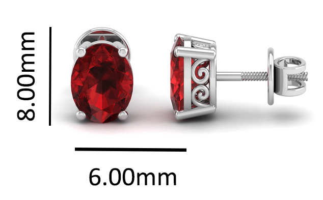 Pure Sterling Silver (92.5% purity)Precious, Beautiful and Designer Stud Earrings with cubic zirconia (AD) stones for Girls and Women