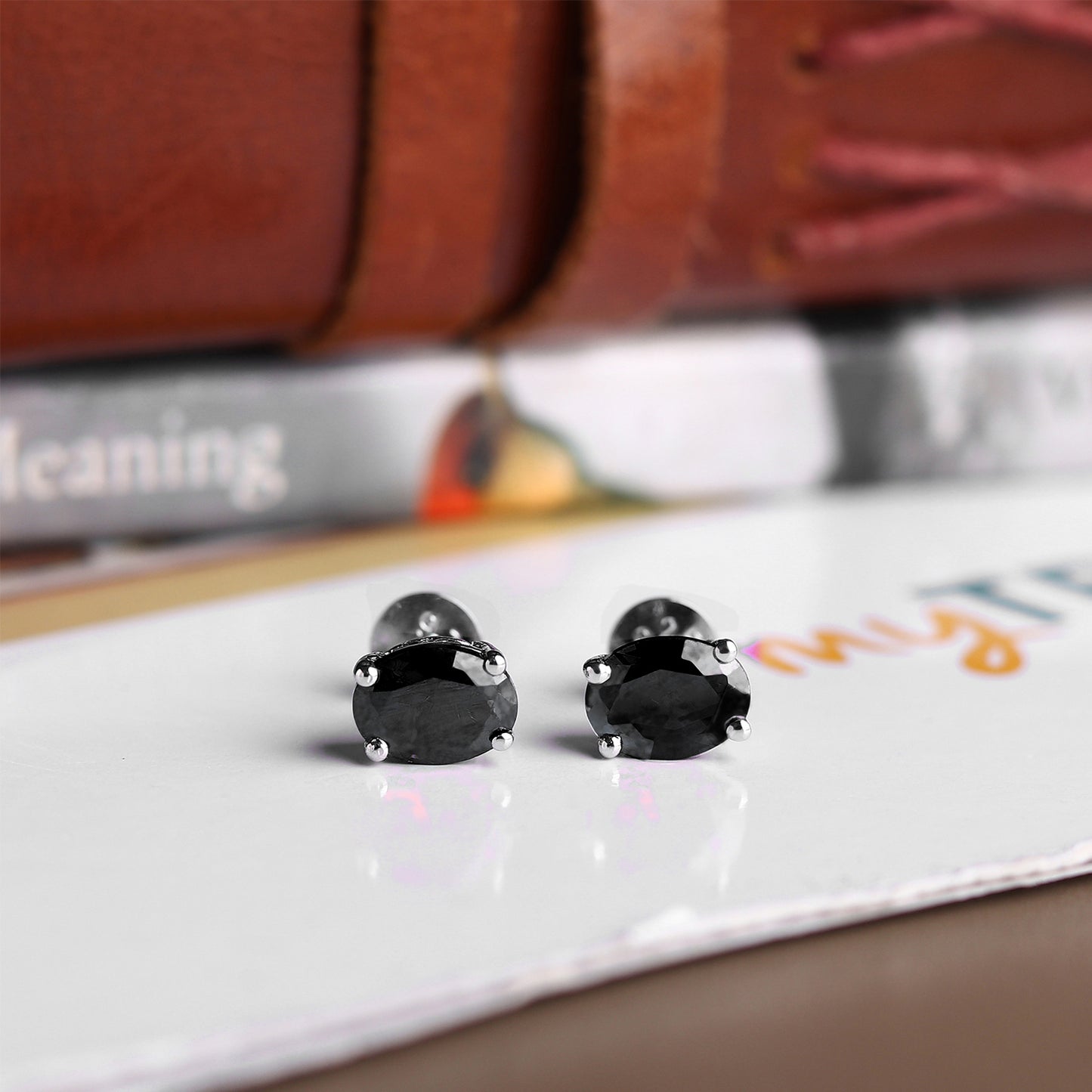 Pure Sterling Silver (92.5% purity)Precious, Beautiful and Designer Stud Earrings with cubic zirconia (AD) stones for Girls and Women