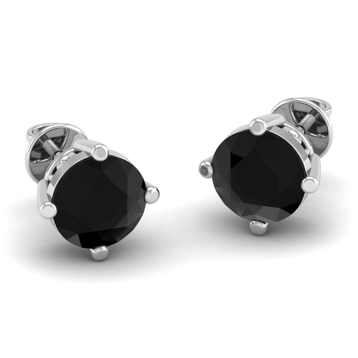 Pure Sterling Silver (92.5% purity)Precious, Beautiful and Designer Stud Earrings with cubic zirconia (AD) stones for Girls and Women