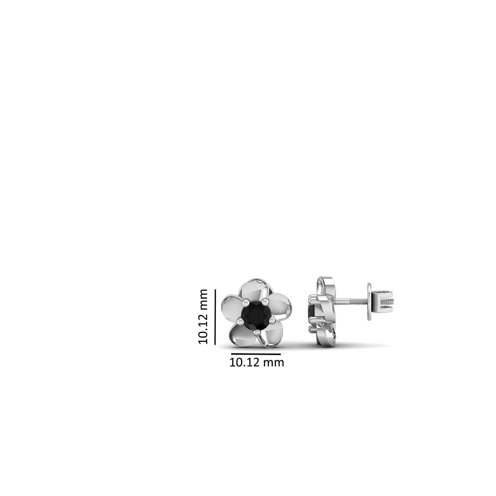 Pure Sterling Silver (92.5% purity)Precious, Beautiful and Designer Stud Earrings with cubic zirconia (AD) stones for Girls and Women