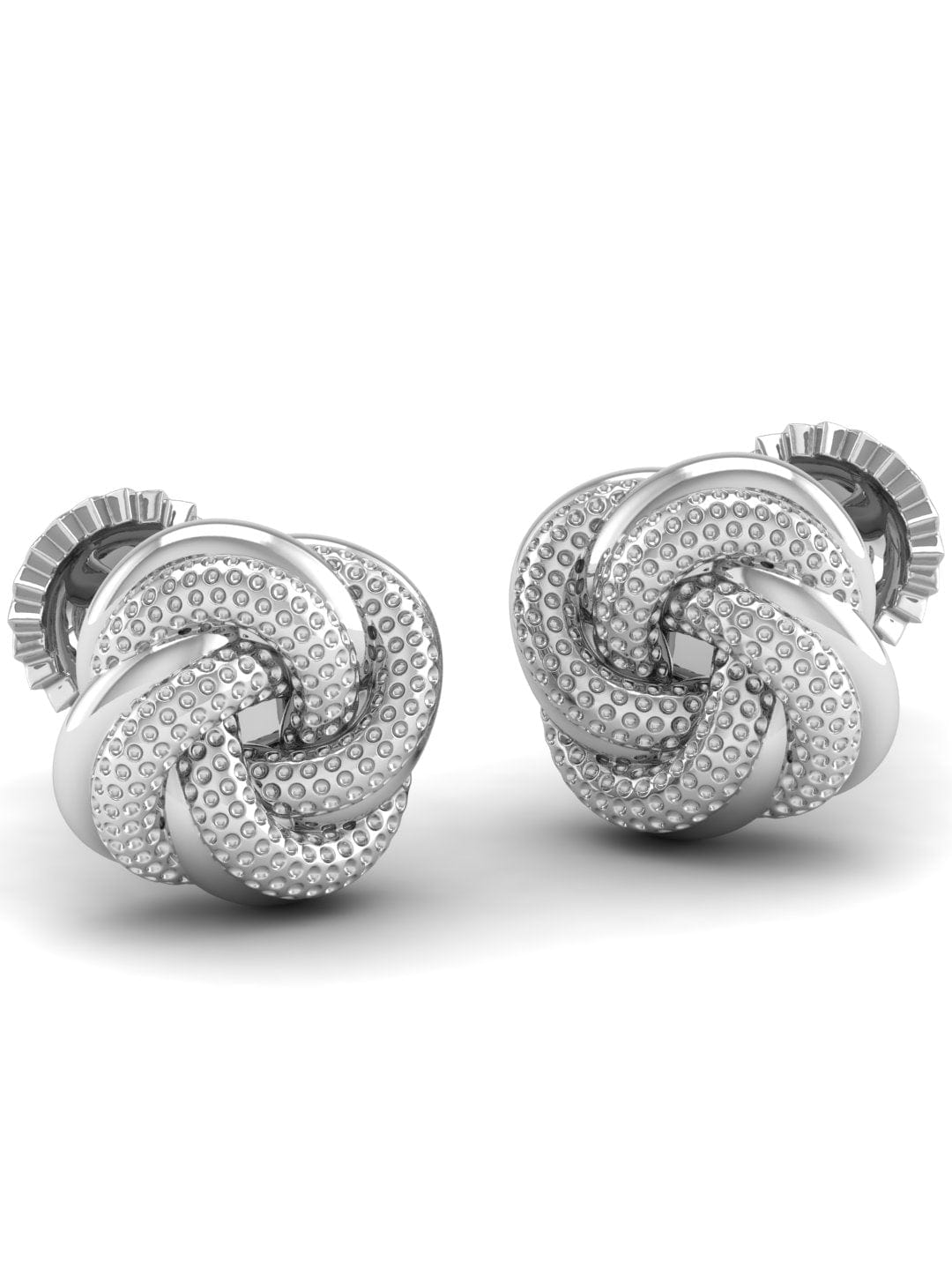 Pure Sterling Silver (92.5% purity)Precious, Beautiful and Designer Stud Earrings with cubic zirconia (AD) stones for Girls and Women