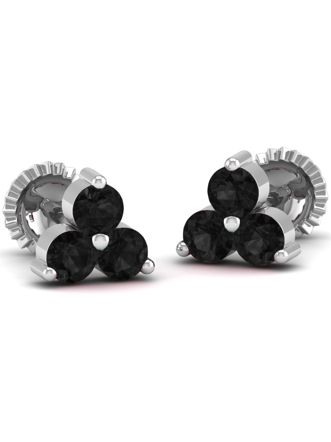 Pure Sterling Silver (92.5% purity)Precious, Beautiful and Designer Stud Earrings with cubic zirconia (AD) stones for Girls and Women