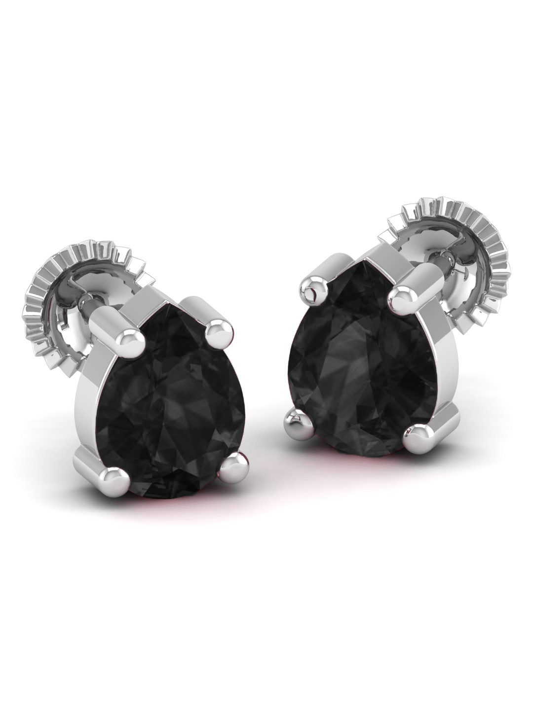 Pure Sterling Silver (92.5% purity)Precious, Beautiful and Designer Stud Earrings with cubic zirconia (AD) stones for Girls and Women