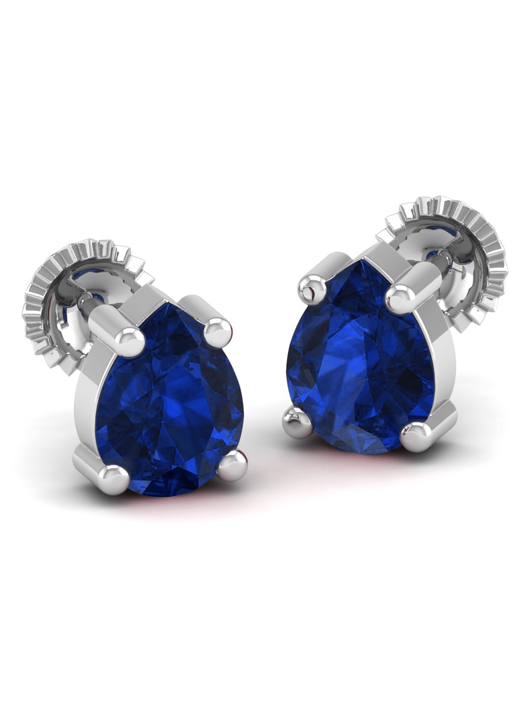 Pure Sterling Silver (92.5% purity)Precious, Beautiful and Designer Stud Earrings with cubic zirconia (AD) stones for Girls and Women
