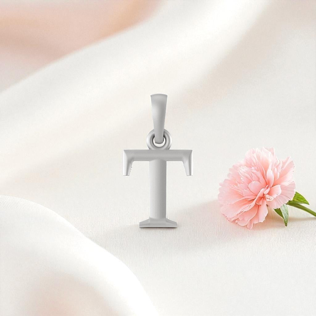 Sterling Silver (92.5% purity) precious Name pendant pure silver designer alphabet locket