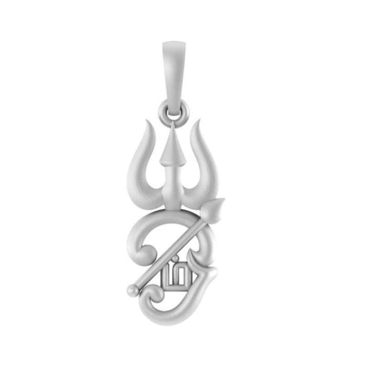 Spiritual Tamil OM Pure Silver 92.5% purity pendant by for Men & Women