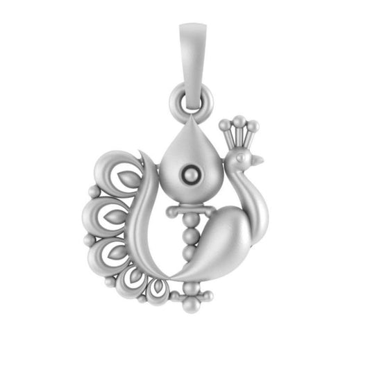 God Kartikeya Pure Silver 92.5% purity pendant by Murugan Pendant