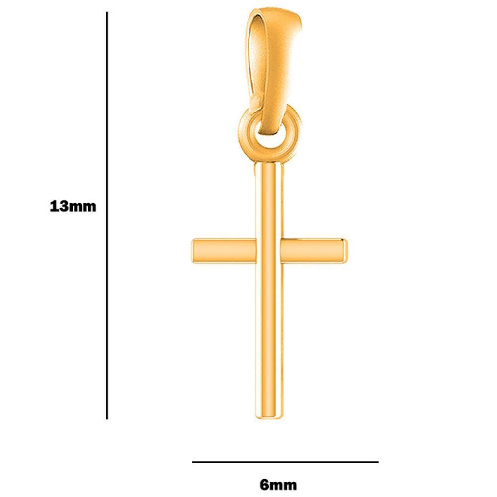 22 CT Gold Plated Silver (92.5% purity) God Jesus Christ Pendant by for Kids & Woman
