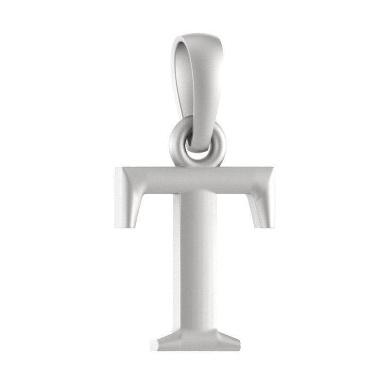 92.5% Pure Sterling Silver Precious Name Alphabet Pendant For Kids And Girls