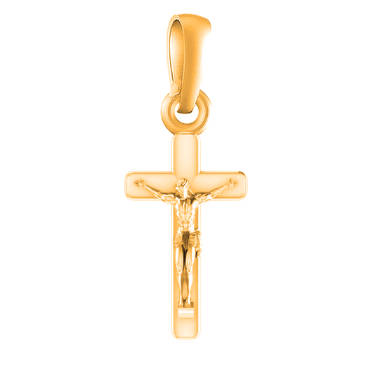 22 CT Gold Plated Silver (92.5% purity) God Jesus Christ Pendant for Men and Women