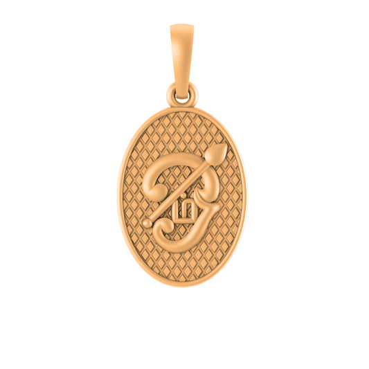 22CT Gold Plated Silver 92.5 Purity Divine Om God Pendant for Men & Women by Akshat Sapphire-PM7365_gold