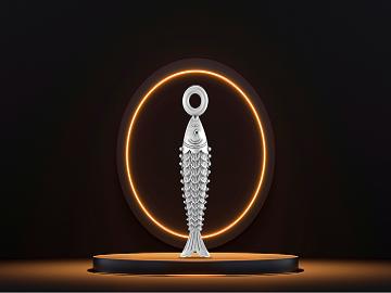 Silver Fashion Pendants Akshat Sapphire