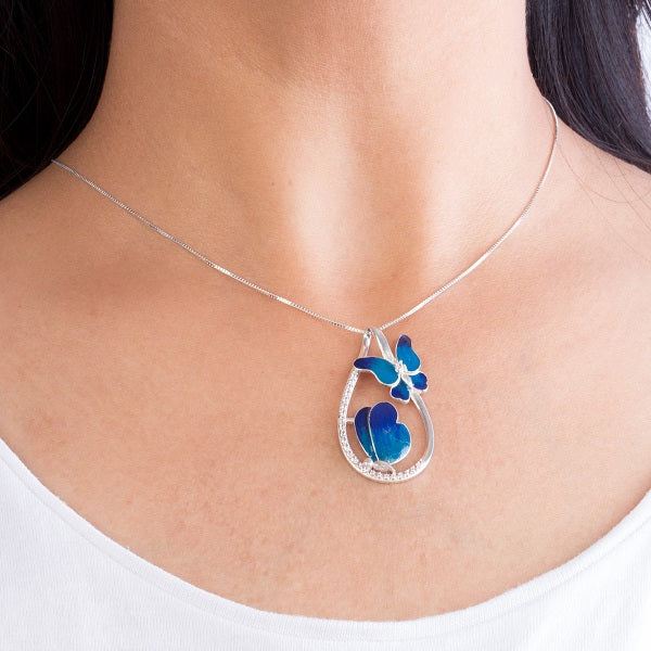 Stylish Chain Pendants Akshat Sapphire