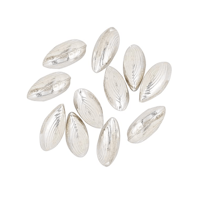 Silver (98% purity) Holy and sacred cardamom 11 Quantity for Pooja and Gift, Pure Silver Elaichi for temple and worship
