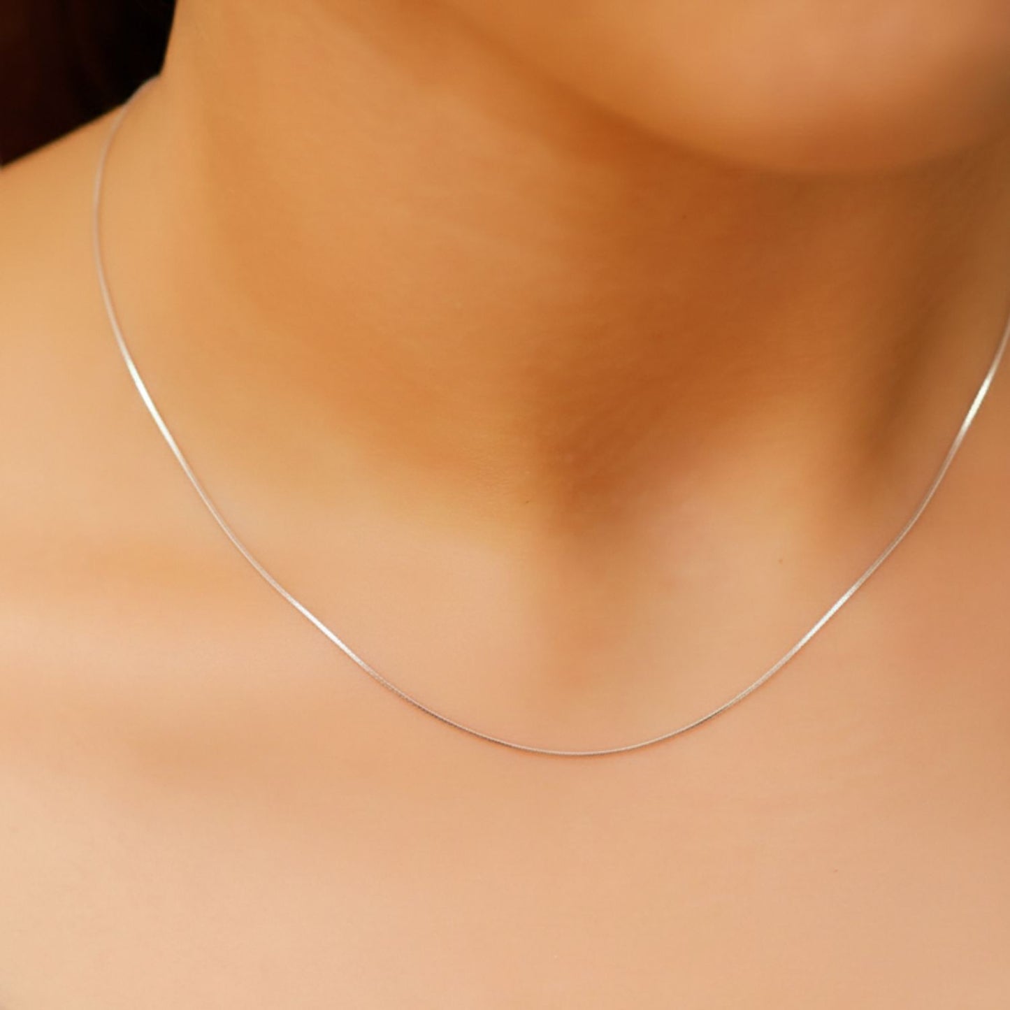 Sterling SilverHeart Pendant with 18 Inches Snake Chain for Women by Akshat Sapphire 92.5 Silver PSS0510