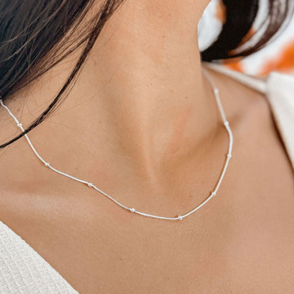 Sterling Silver Heart Pendant with 18 Inches Ball Chain for Women by Akshat Sapphire 92.5 Silver PSBL0507