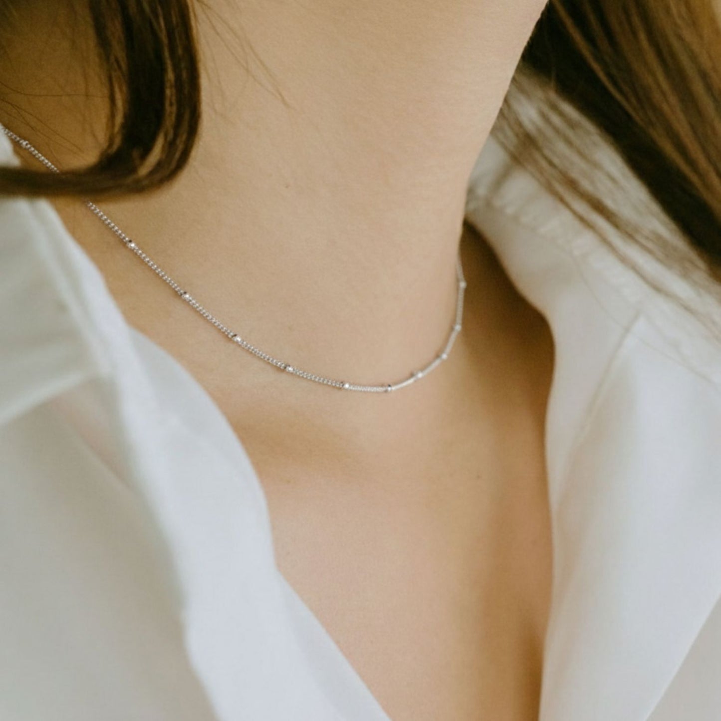 Sterling Silver Heart Pendant with 18 Inches Ball Chain for Women by Akshat Sapphire 92.5 Silver PSBL0510