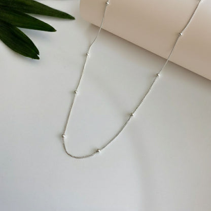 Sterling Silver Heart Pendant with 18 Inches Ball Chain for Women by Akshat Sapphire 92.5 Silver PSBL0509