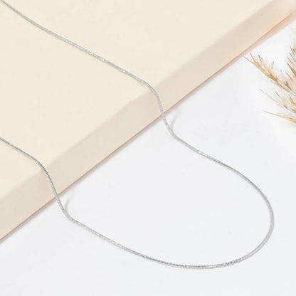 Sterling Silver Heart Pendant with 18 Inches Snake Chain for Women by Akshat Sapphire 92.5 Silver PSS0509