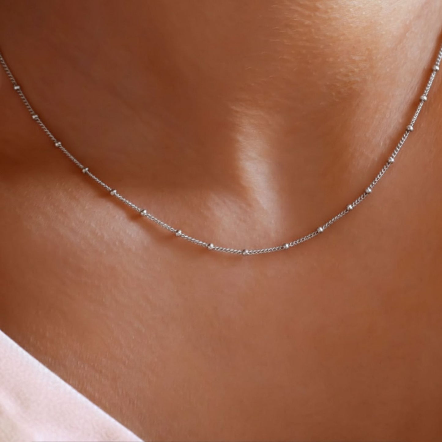 Sterling Silver Heart Pendant with 18 Inches Ball Chain for Women by Akshat Sapphire 92.5 Silver PSBL0514_new