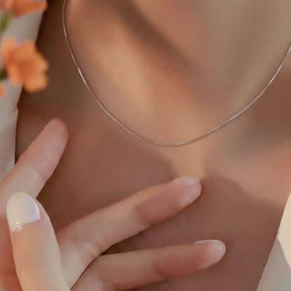 Sterling Silver Heart Pendant with 18 Inches box Chain for Women by Akshat Sapphire 92.5 Silver PSB0510