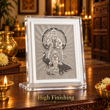 999 Pure Silver Lord Murugan Frame