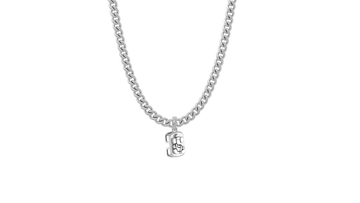 Akshat Sapphire Sterling Silver (92.5% purity) God Ganesha Chain Pendant (Pendant with Curb Chain-22 inches) for Men & Women Pure Silver Lord Ganapathy Chain Locket for Good Health & Wealth Akshat Sapphire