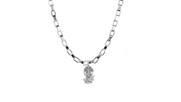 Akshat Sapphire Sterling Silver (92.5% purity) Vishnu ji chain pendant (Pendant with Box Chain-22 inches) for Men and women, God vishnu chain Locket for Good Luck, Health & Wealth Akshat Sapphire