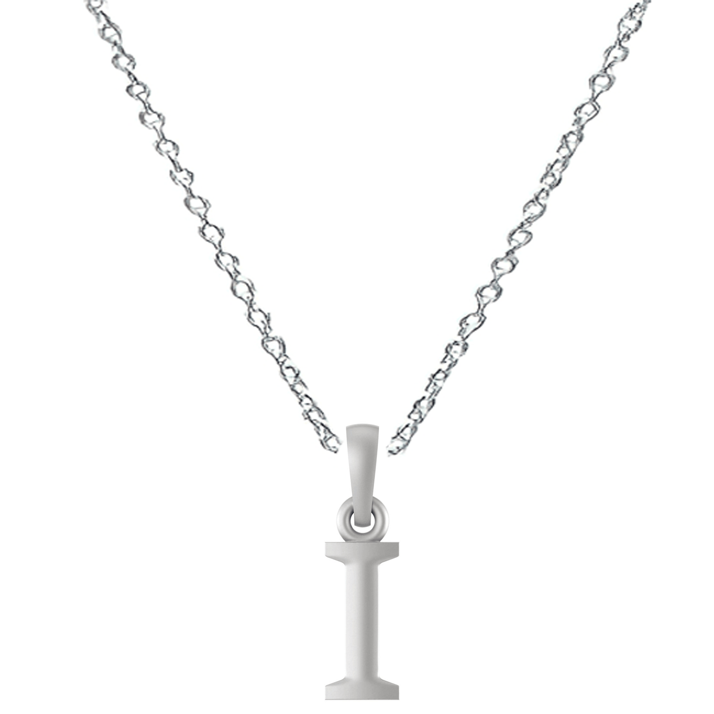 Akshat Sapphire Sterling Silver (92.5% purity) precious Name alphabet chain pendant (Pendnat with Anchor/Cable chain- 22 Inches) pure silver designer alphabet chain locket Akshat Sapphire