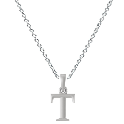 Akshat Sapphire Sterling Silver (92.5% purity) precious Name alphabet chain pendant (Pendnat with Anchor/Cable chain- 22 Inches) pure silver designer alphabet chain locket Akshat Sapphire