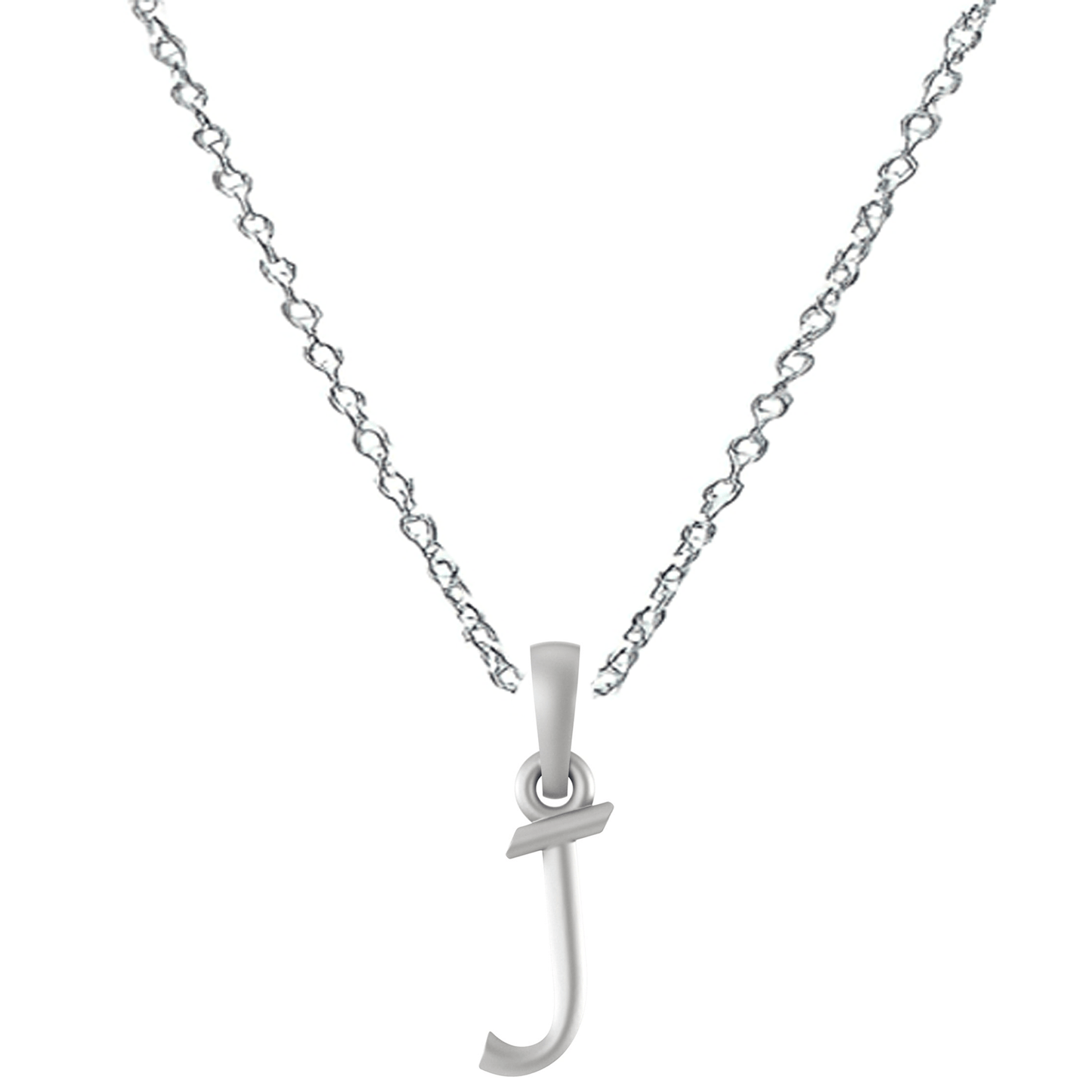 Akshat Sapphire Sterling Silver (92.5% purity) precious Name alphabet chain pendant (Pendnat with Anchor/Cable chain- 22 Inches) pure silver designer alphabet chain locket Akshat Sapphire
