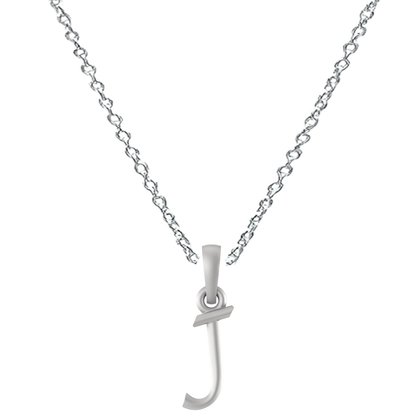 Akshat Sapphire Sterling Silver (92.5% purity) precious Name alphabet chain pendant (Pendnat with Anchor/Cable chain- 22 Inches) pure silver designer alphabet chain locket Akshat Sapphire