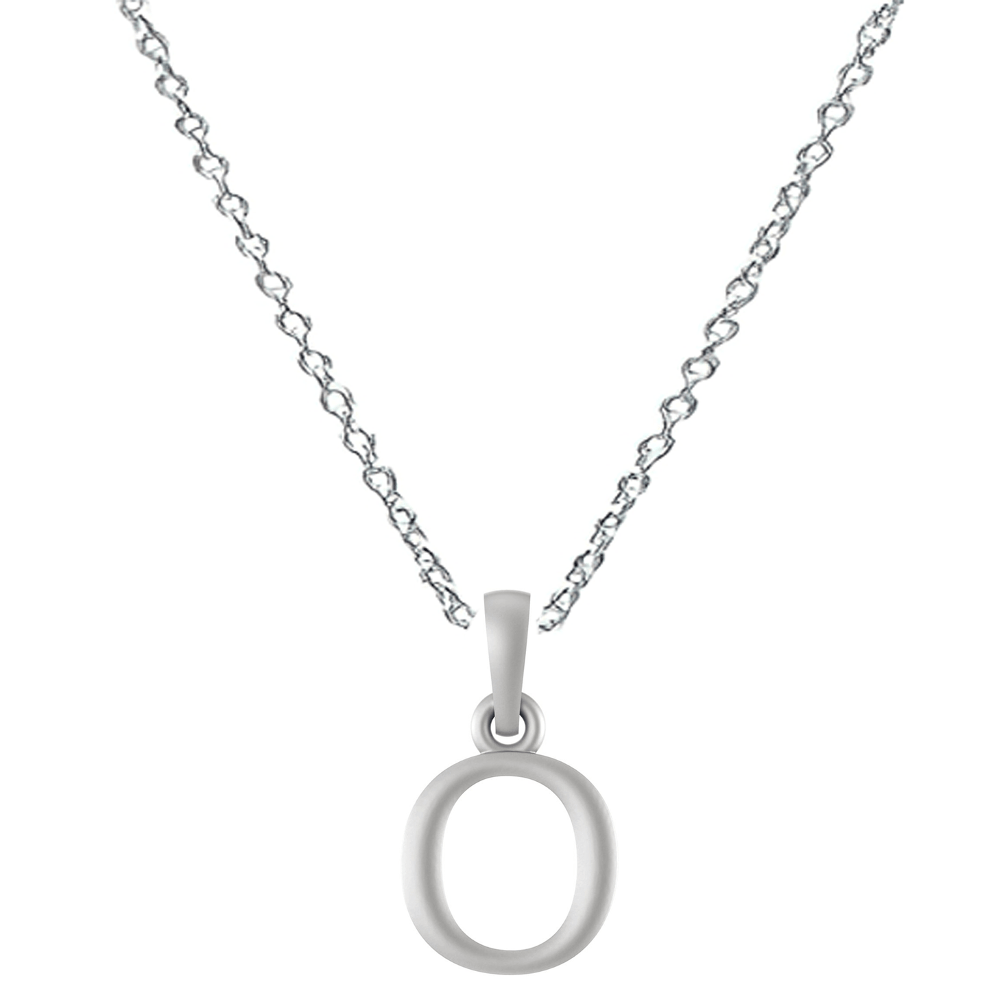Akshat Sapphire Sterling Silver (92.5% purity) precious Name alphabet chain pendant (Pendnat with Anchor/Cable chain- 22 Inches) pure silver designer alphabet chain locket Akshat Sapphire