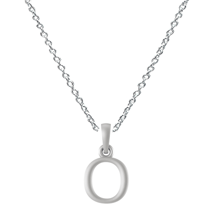 Akshat Sapphire Sterling Silver (92.5% purity) precious Name alphabet chain pendant (Pendnat with Anchor/Cable chain- 22 Inches) pure silver designer alphabet chain locket Akshat Sapphire