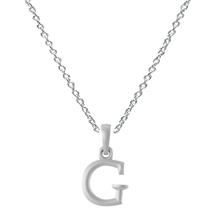 Akshat Sapphire Sterling Silver (92.5% purity) precious Name alphabet chain pendant (Pendnat with Anchor/Cable chain- 22 Inches) pure silver designer alphabet chain locket Akshat Sapphire