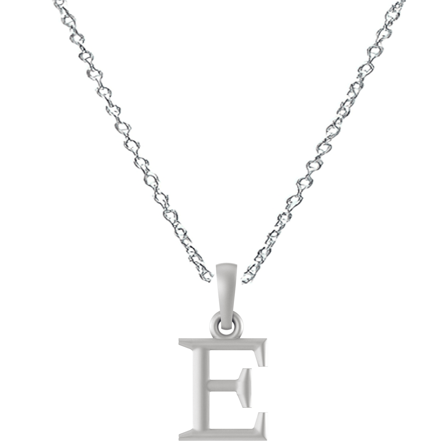 Akshat Sapphire Sterling Silver (92.5% purity) precious Name alphabet chain pendant (Pendnat with Anchor/Cable chain- 22 Inches) pure silver designer alphabet chain locket Akshat Sapphire
