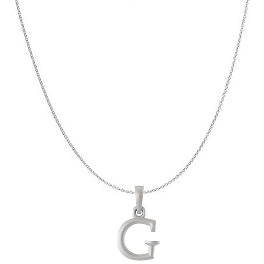 Akshat Sapphire Sterling Silver (92.5% purity) precious Name alphabet chain pendant (Pendnat with Anchor/Cable chain) pure silver designer alphabet chain locket Akshat Sapphire