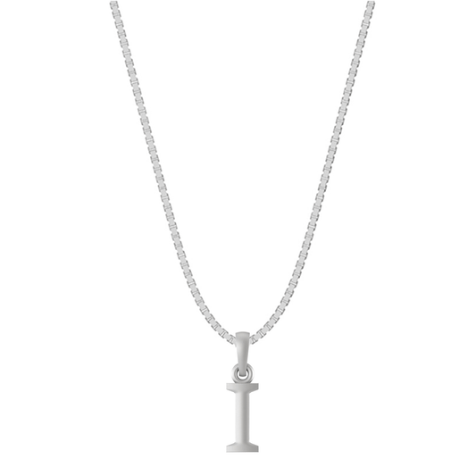 Akshat Sapphire Sterling Silver (92.5% purity) precious Name alphabet chain pendant (Pendnat with Box chain) pure silver designer alphabet chain locket Akshat Sapphire