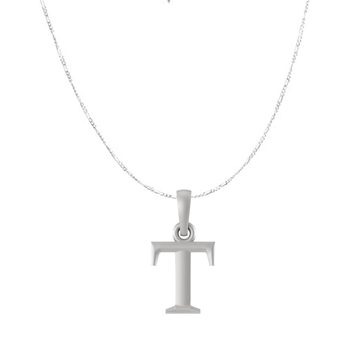 Akshat Sapphire Sterling Silver (92.5% purity) precious Name alphabet chain pendant (Pendnat with Figaro chain) pure silver designer alphabet chain locket Akshat Sapphire