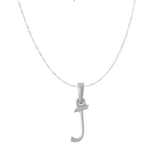 Akshat Sapphire Sterling Silver (92.5% purity) precious Name alphabet chain pendant (Pendnat with Figaro chain) pure silver designer alphabet chain locket Akshat Sapphire