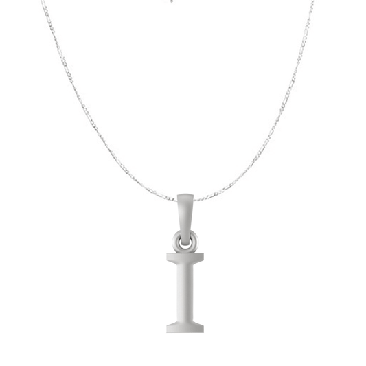 Akshat Sapphire Sterling Silver (92.5% purity) precious Name alphabet chain pendant (Pendnat with Figaro chain) pure silver designer alphabet chain locket Akshat Sapphire