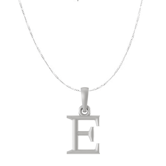 Akshat Sapphire Sterling Silver (92.5% purity) precious Name alphabet chain pendant (Pendnat with Figaro chain) pure silver designer alphabet chain locket Akshat Sapphire