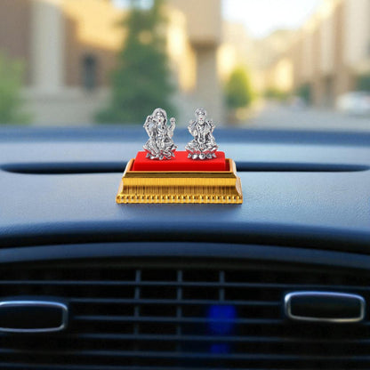 God Ganesh & Goddess Laxmi Idol by Akshat Sapphire 99.9 Pure Silver ID1–ID3