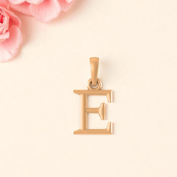 22 CT Gold Plated Silver (92.5% purity) precious and designer Name Alphabet Pendant by Akshat Sapphire For Men and women