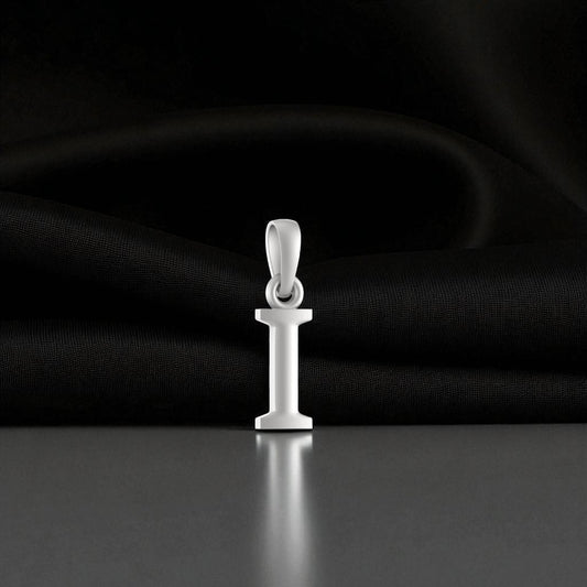 92.5% Pure Sterling Silver Precious Name Alphabet Pendant For Kids And Girls