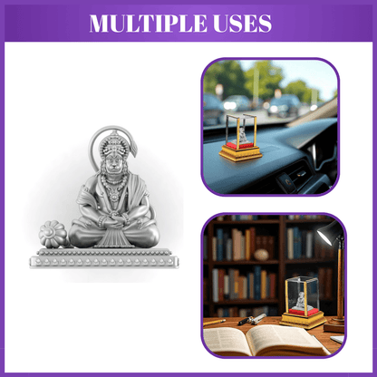 God Hanuman Idol by Akshat Sapphire 99.9 Pure Silver ID15