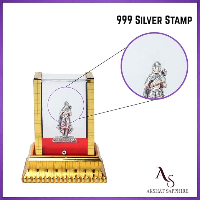 God Kartikeya Idol by Akshat Sapphire 99.9 Pure Silver ID23